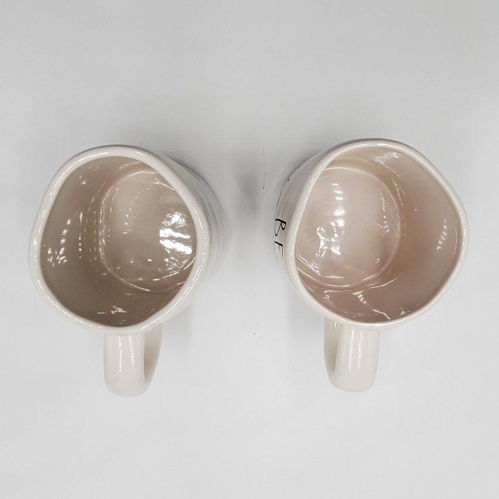 Rae Dunn Pottery Mugs “BE STILL” & “BE HONEST” - Picture 8 of 14